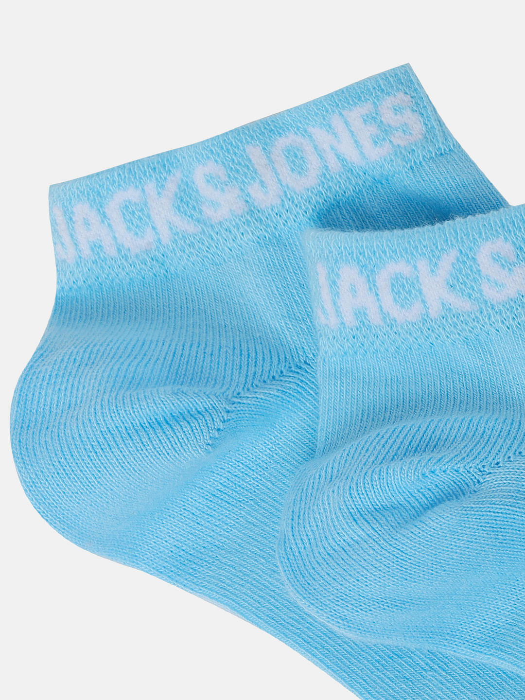 Pack of Three Ankle Length Socks - Blue, Yellow & Green