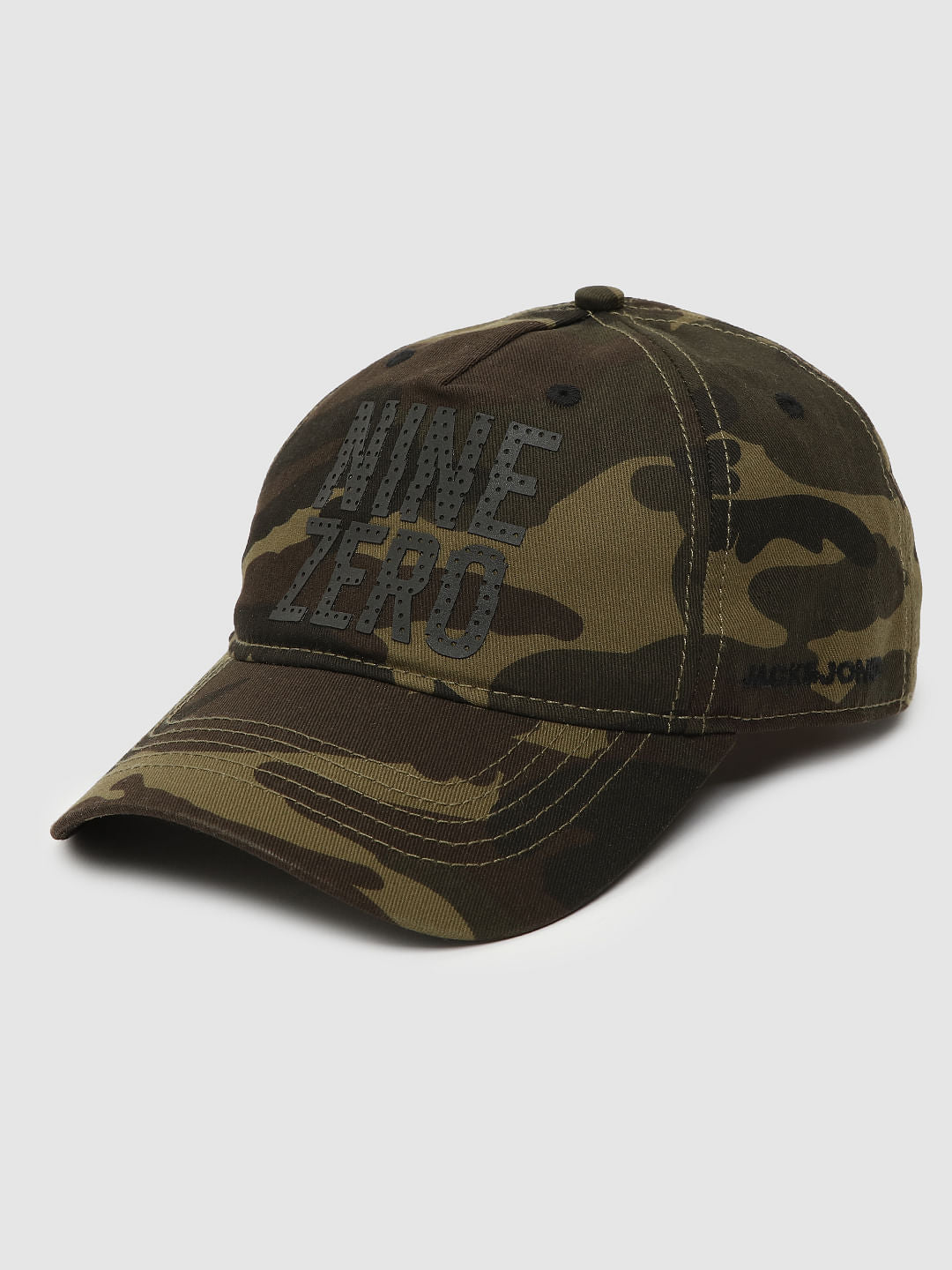 Green Camo Print Cap