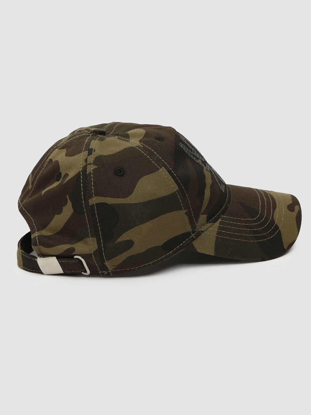 Green Camo Print Cap
