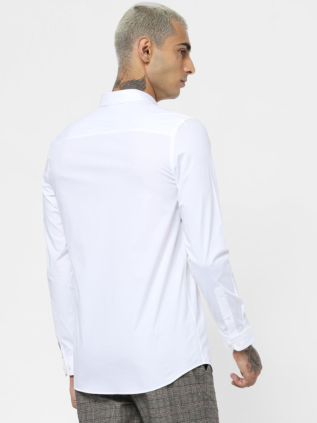 White Full Sleeves Shirt