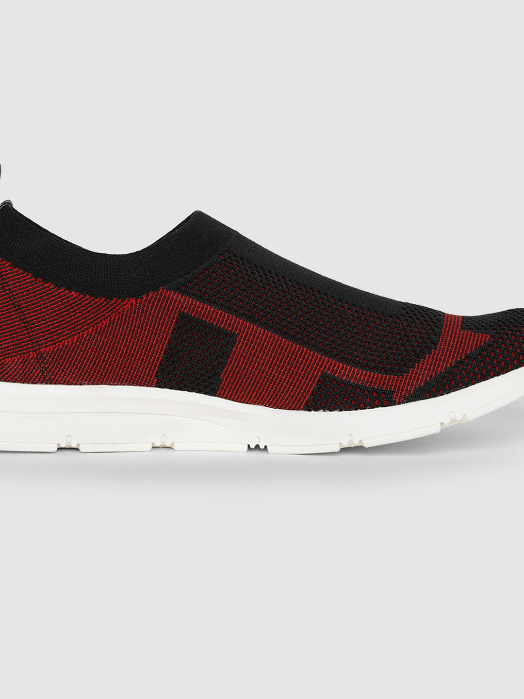 Maroon Slip On Sneakers