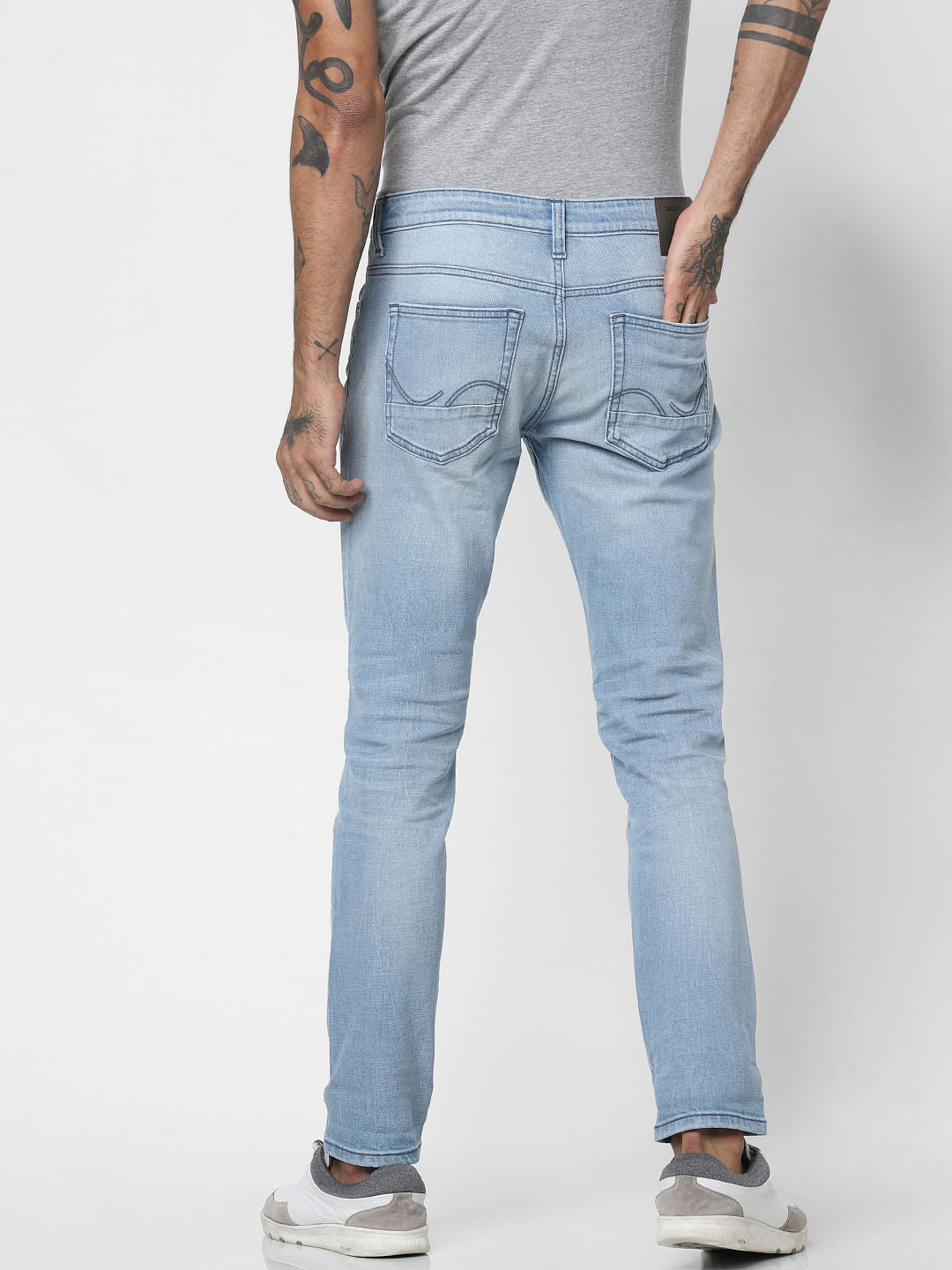 Light Blue Low Rise Glenn Slim Fit Jeans