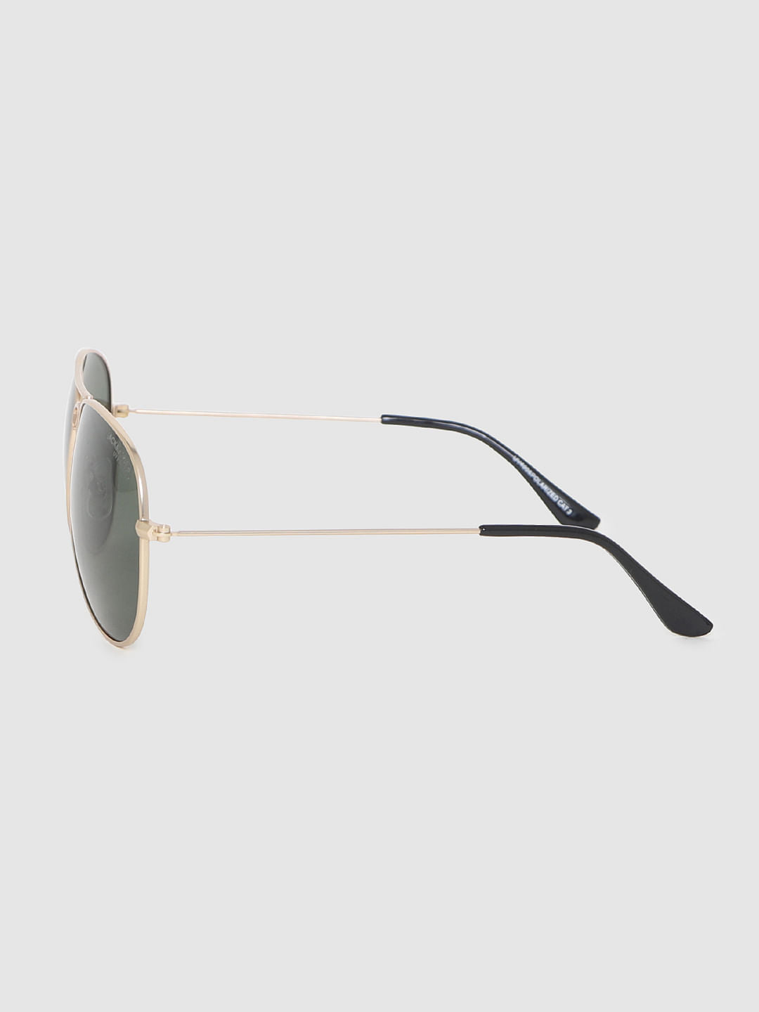 Green Aviator Sunglasses