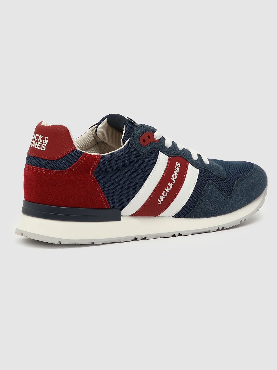 Blue Mesh Detail Sneakers