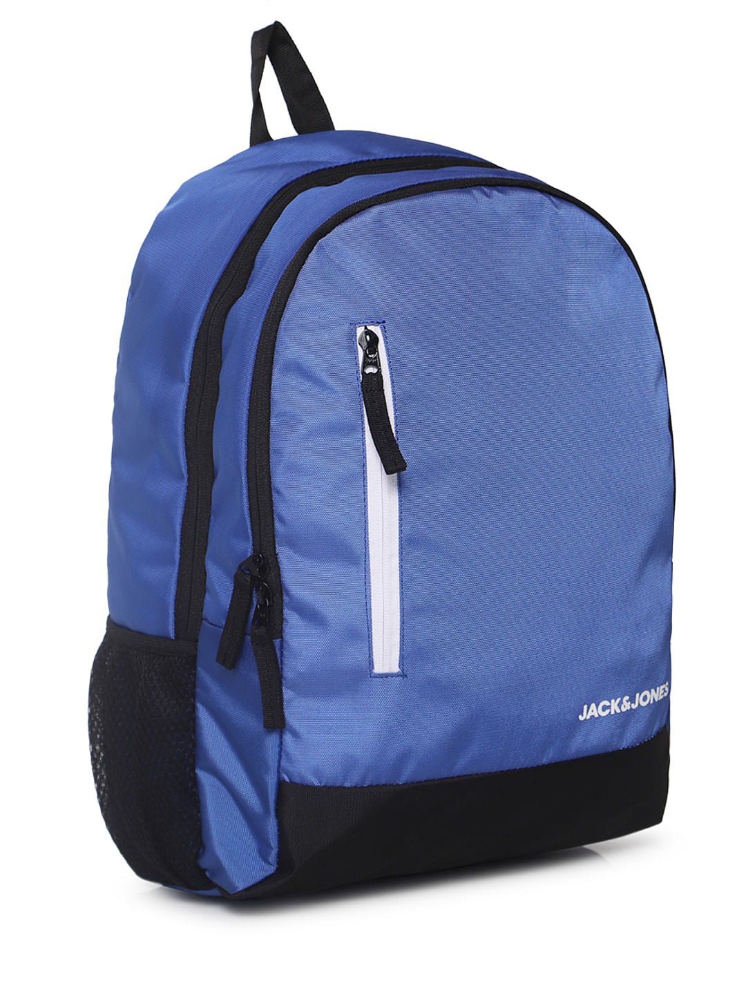 Blue Colourblocked Backpack