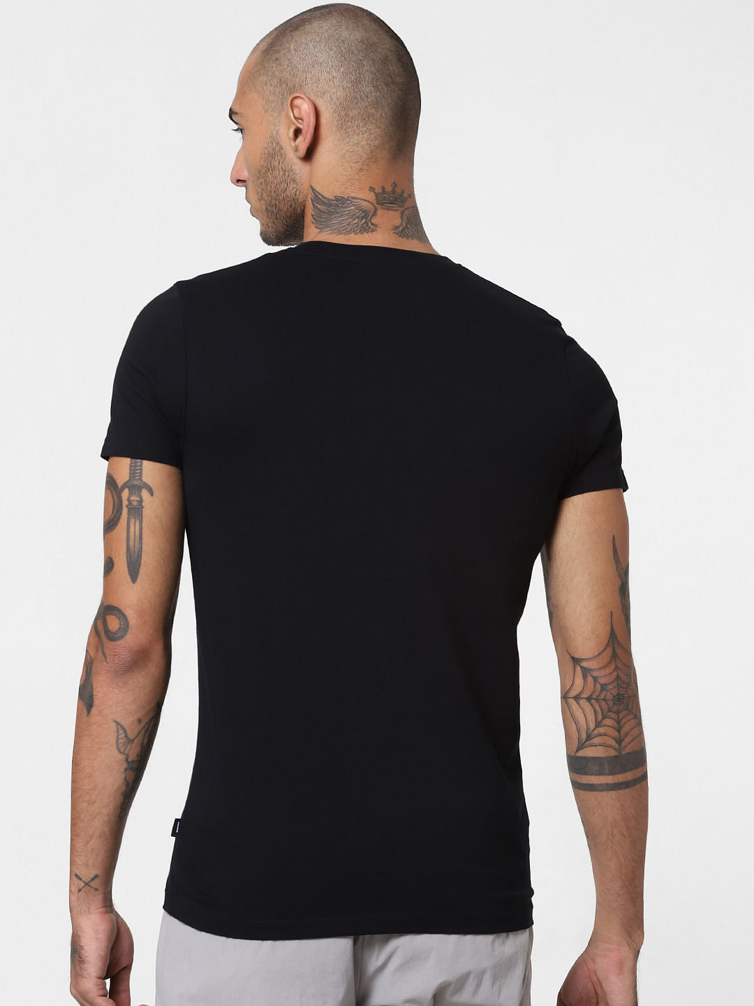 Black Crew Neck T-shirt