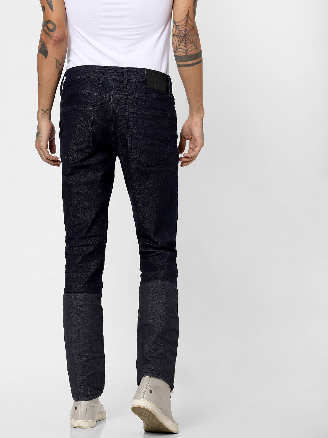Dark Blue Low Rise Shining Armour Tim Anti Fit Jeans