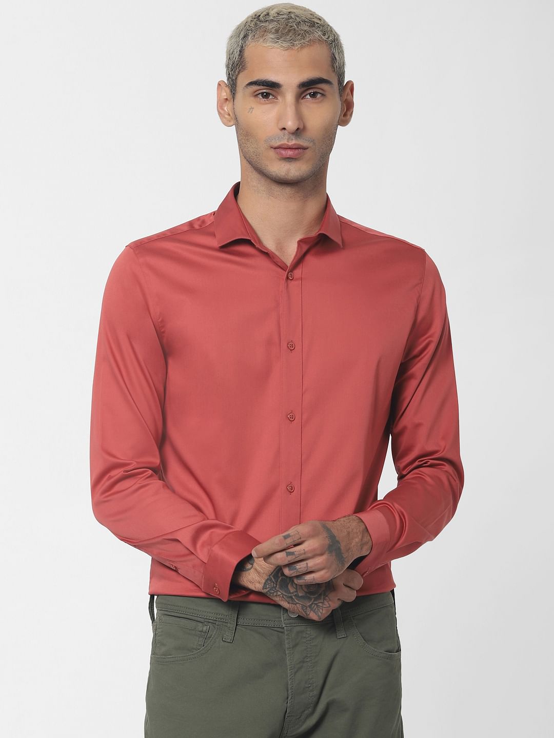 Pink Full Sleeves Shirt