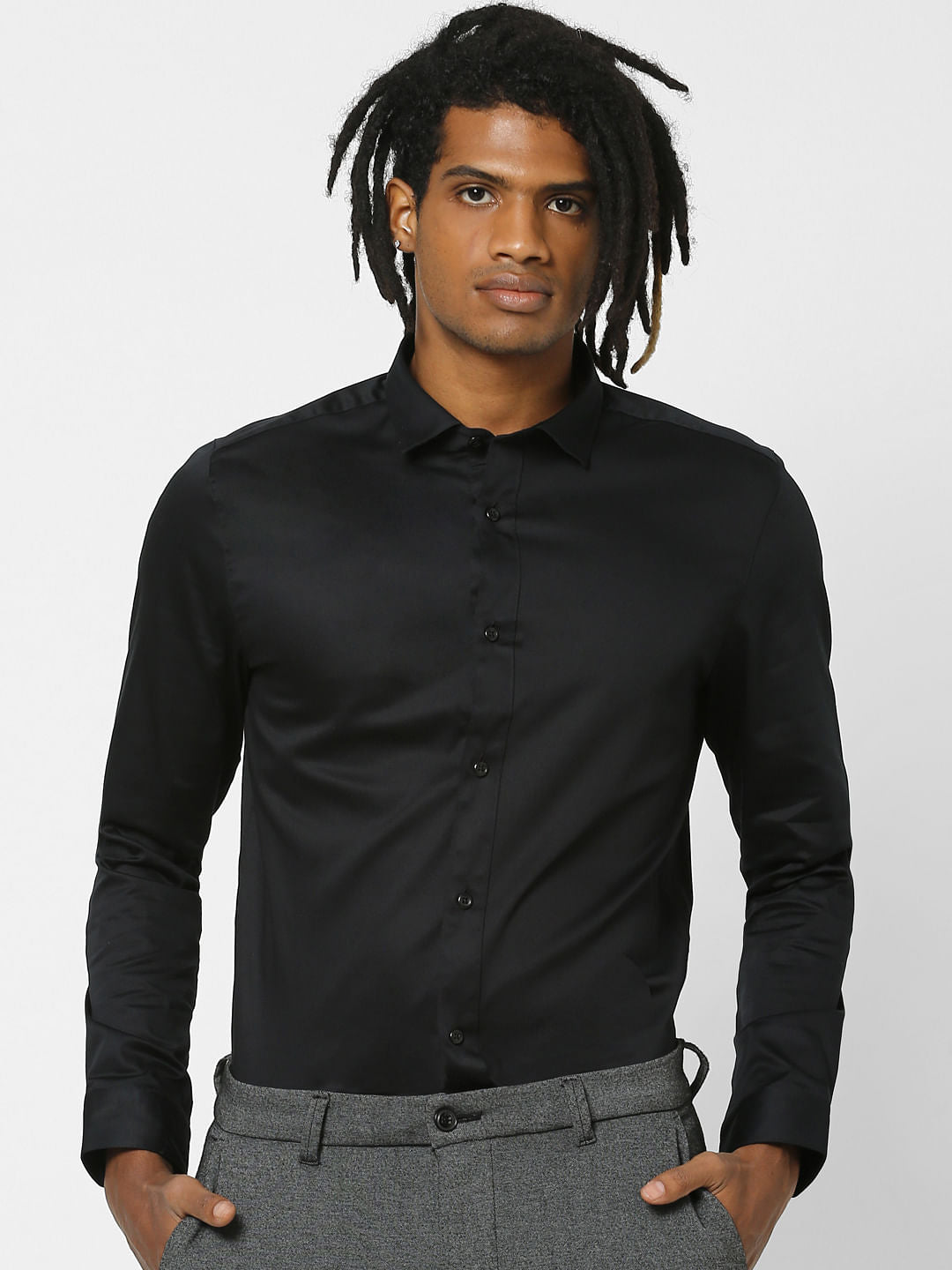 Black Full Sleeves Shirt