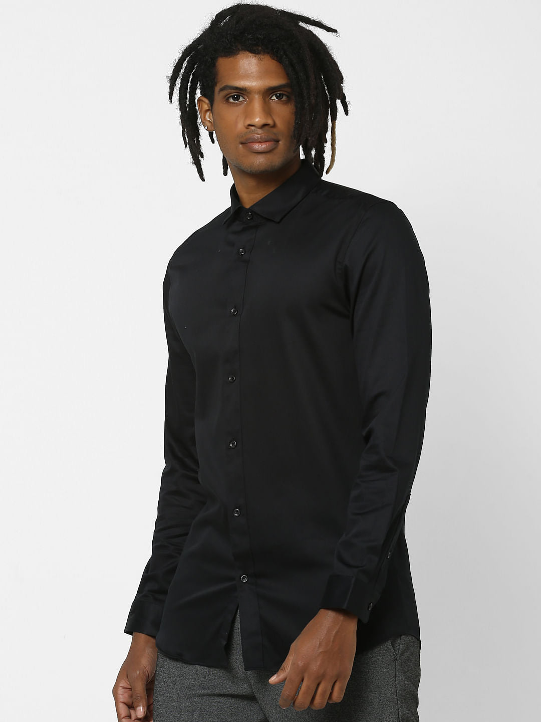Black Full Sleeves Shirt