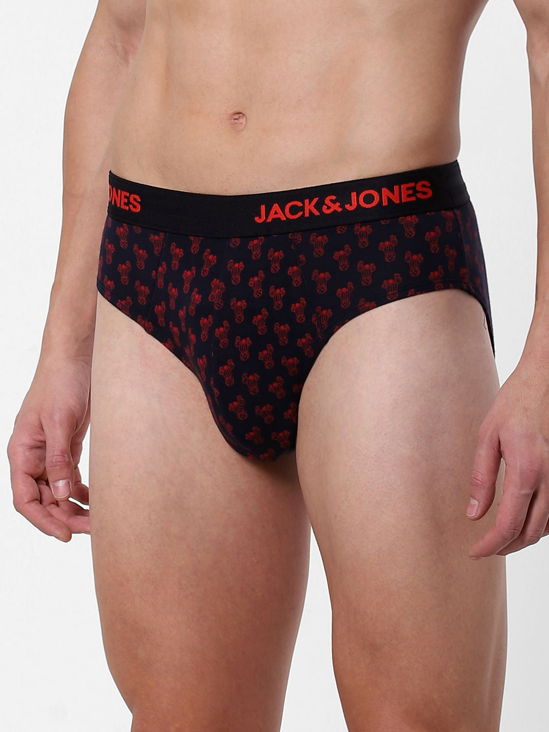 Navy Blue All Over Print Briefs