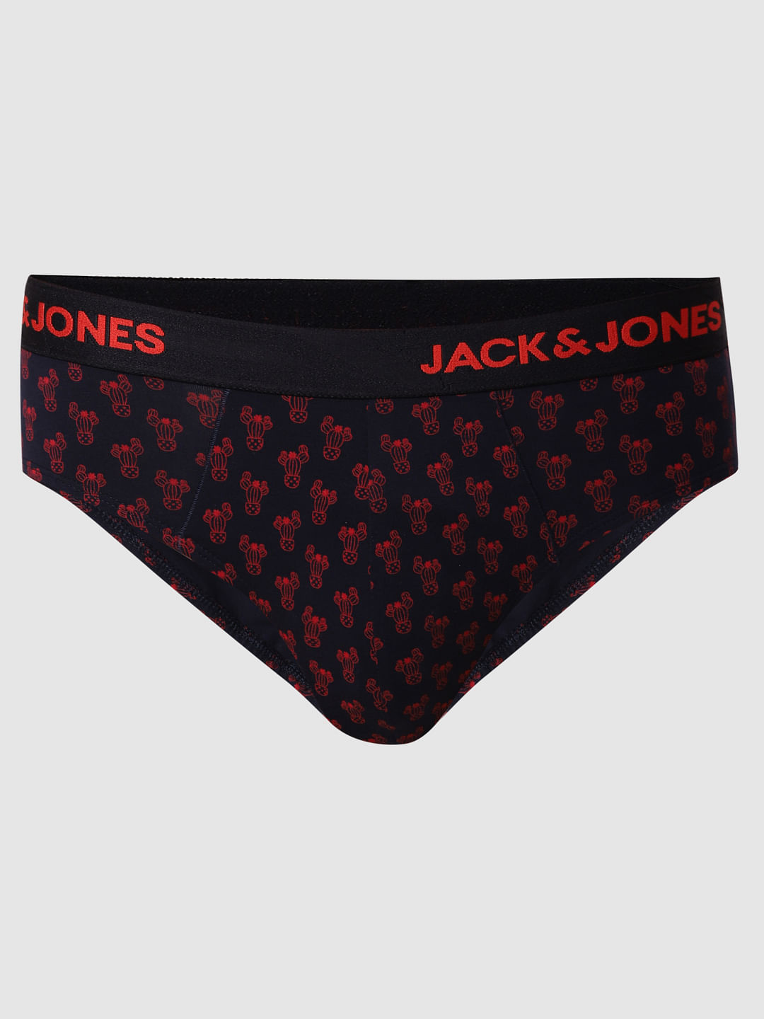 Navy Blue All Over Print Briefs