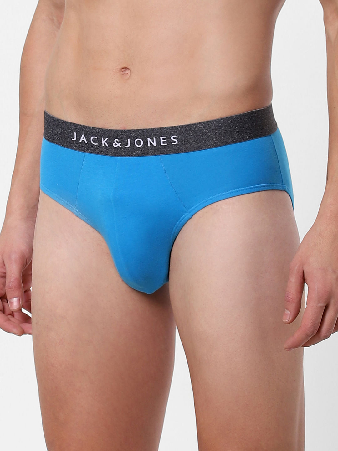 Blue Logo Print Briefs