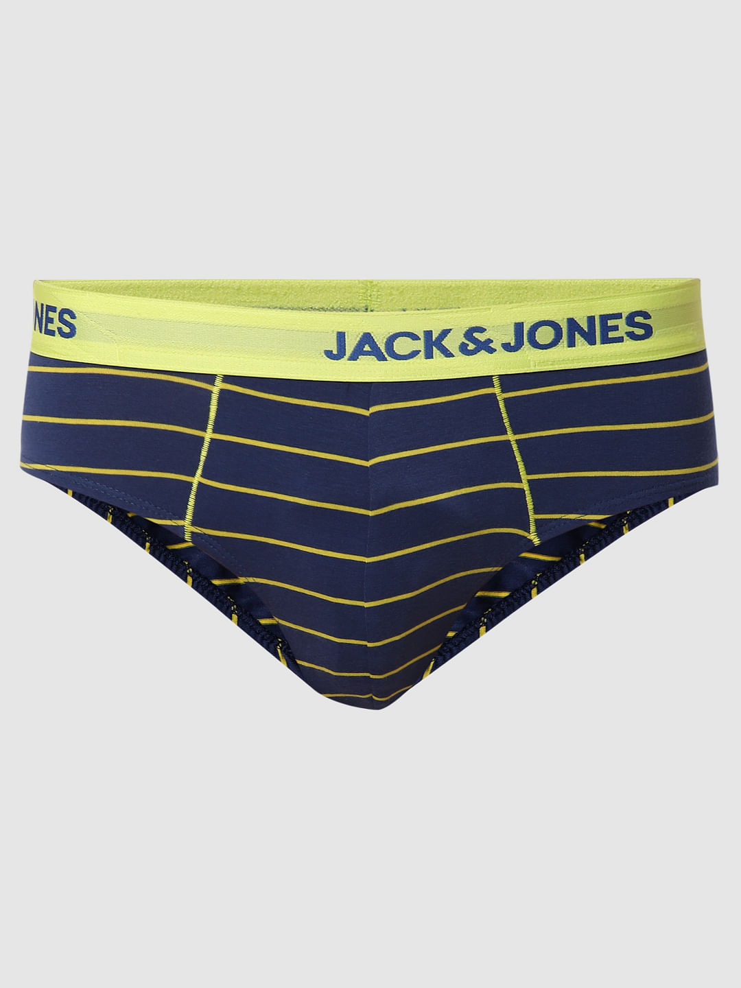 Dark Blue Striped Briefs