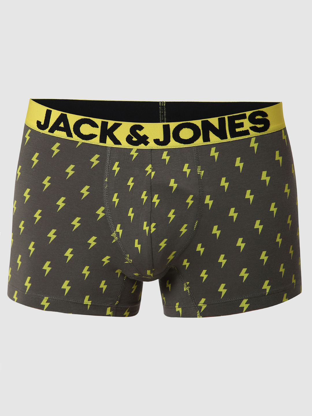 Green All Over Print Brazilian Trunks