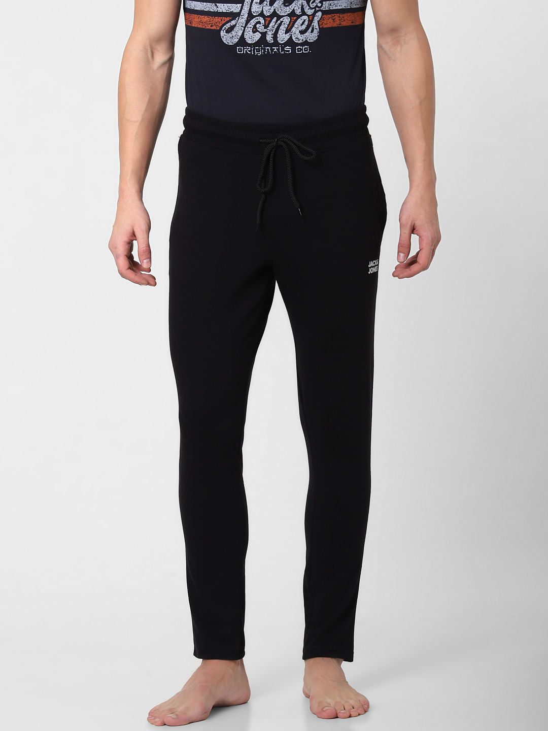 Black Drawstring Trackpants