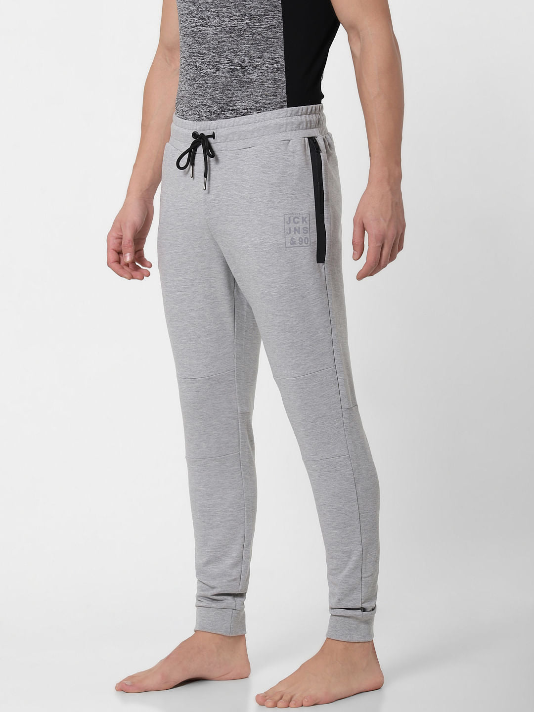 Grey Zipped Pocket Trackpants