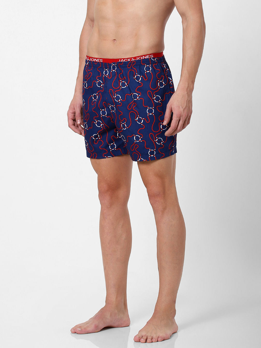 Blue Rope Print Boxers