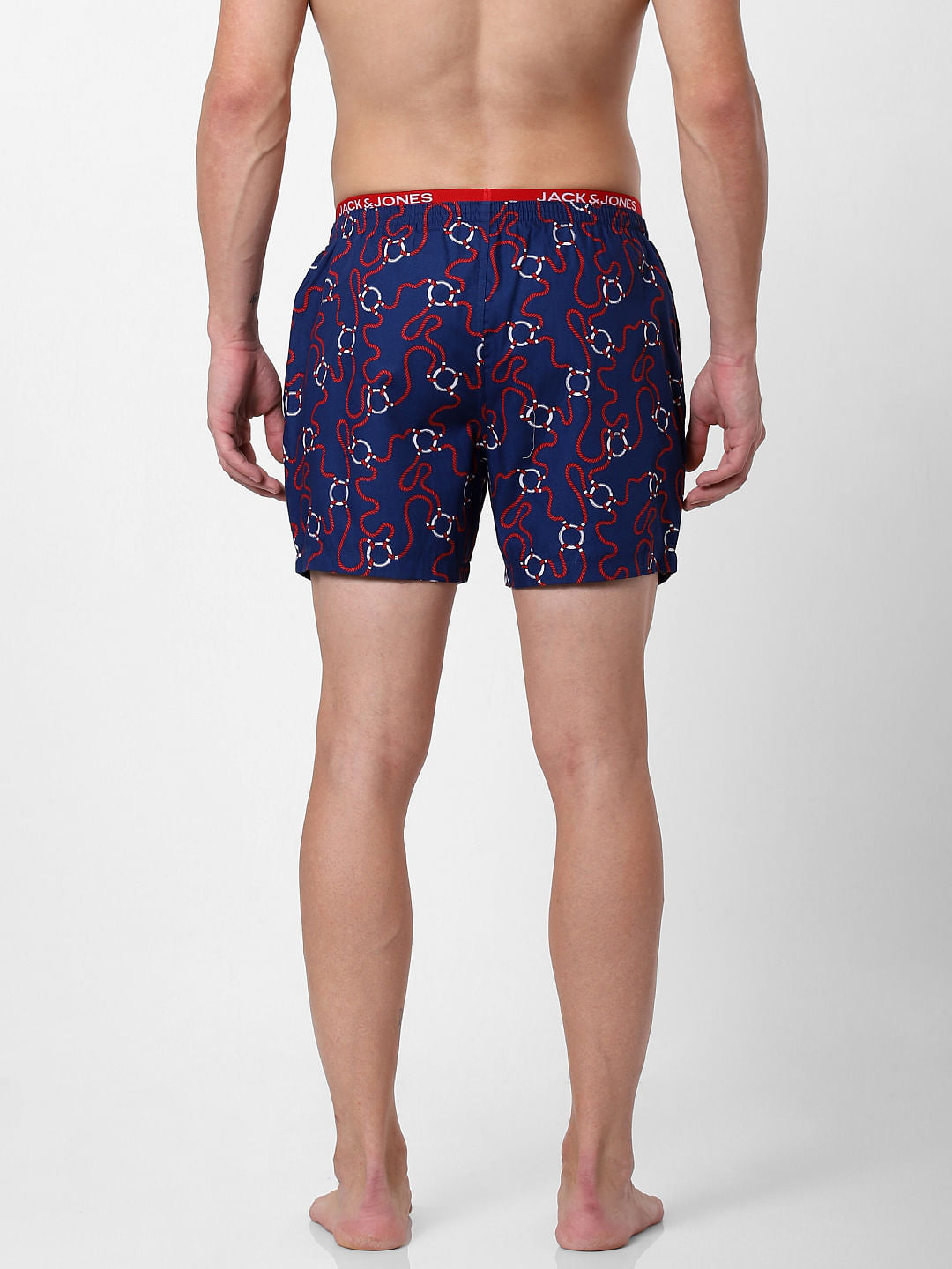 Blue Rope Print Boxers