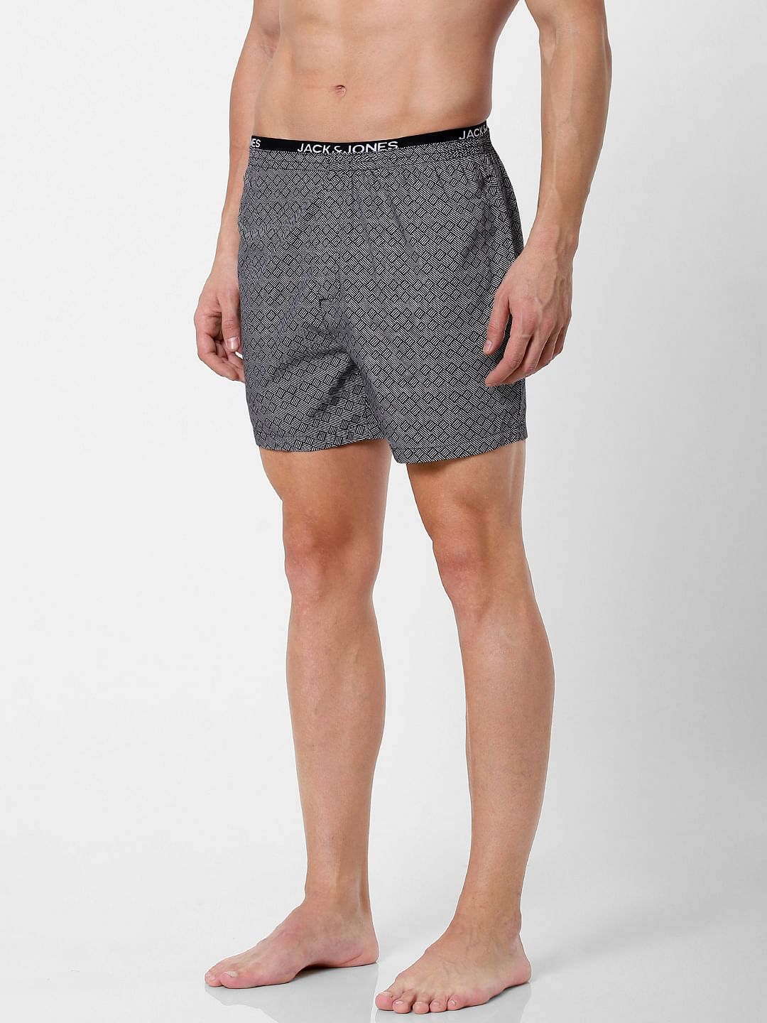 Black Printed Boxers