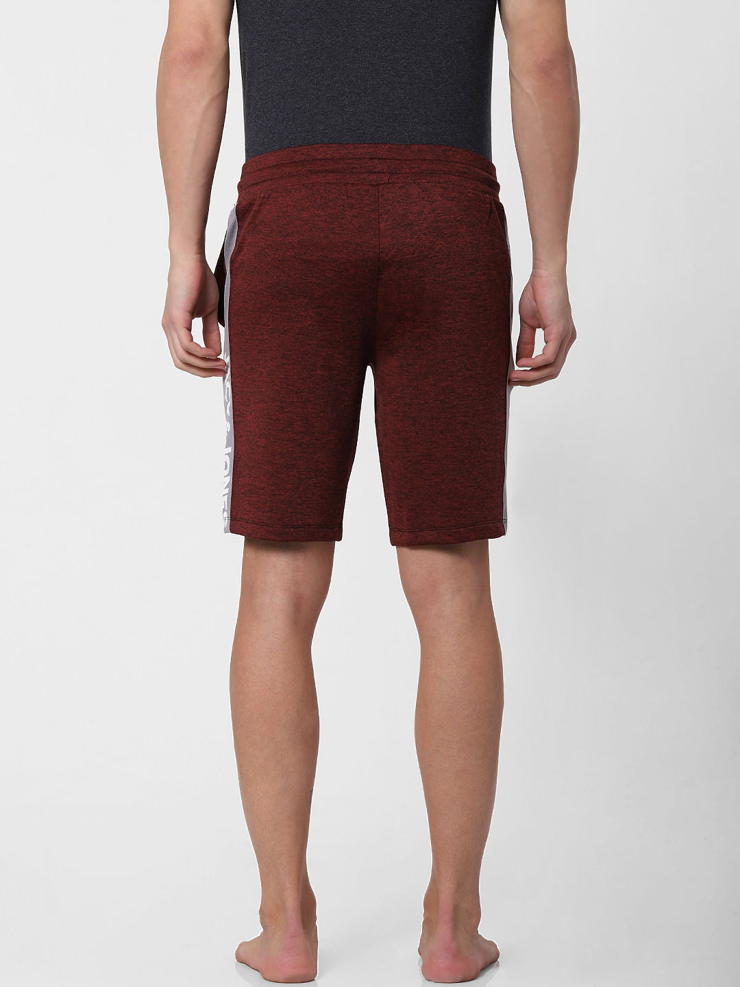 Red Tape Detail Sweatshorts