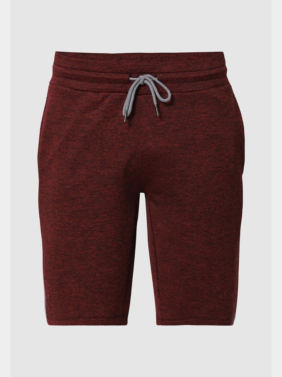 Red Tape Detail Sweatshorts