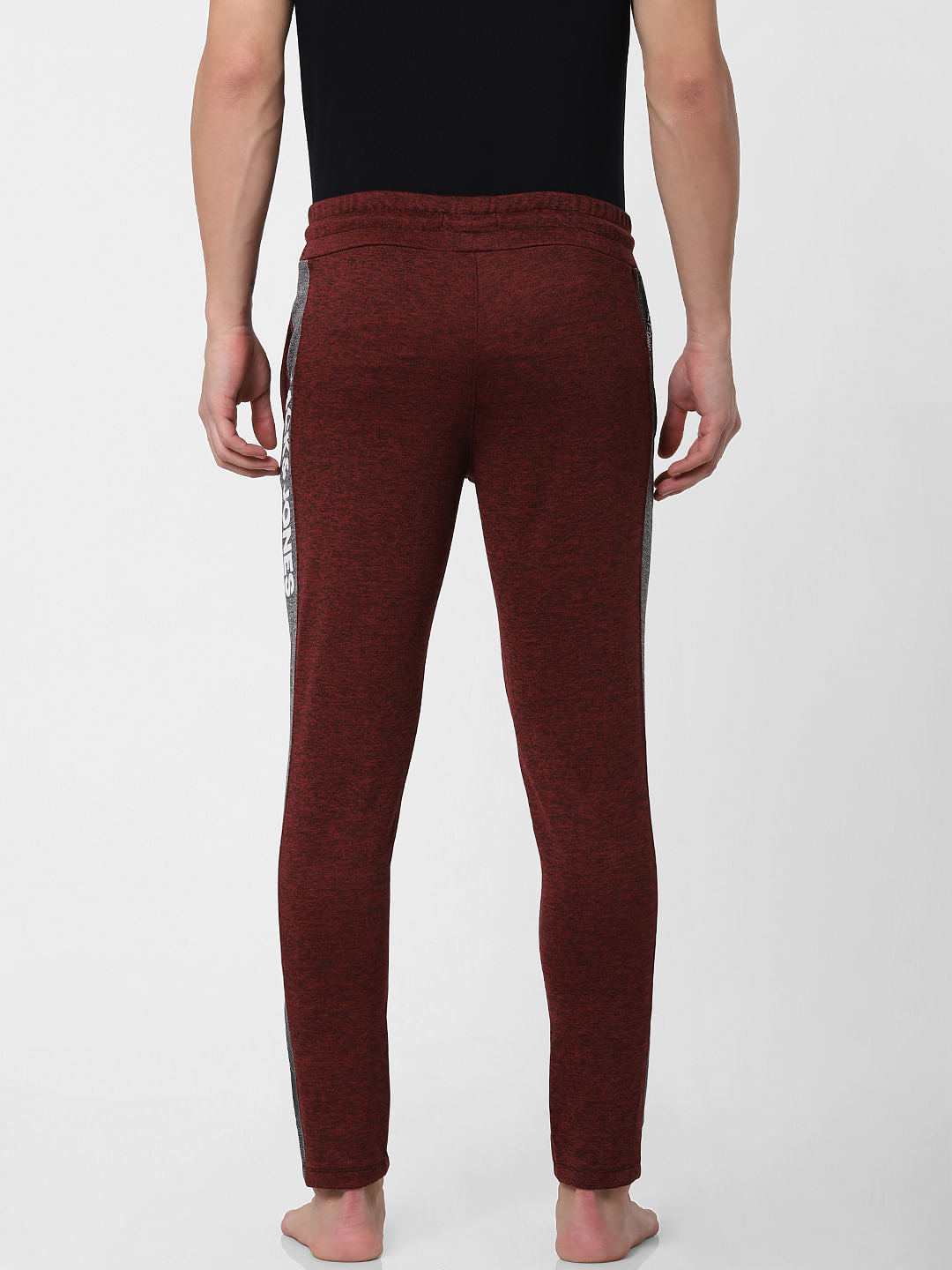 Red Tape Detail Trackpants