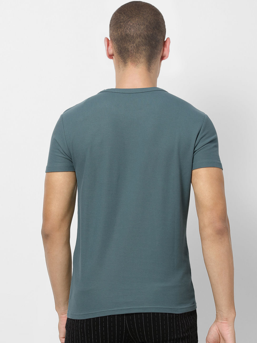 Green Crew Neck T-shirt