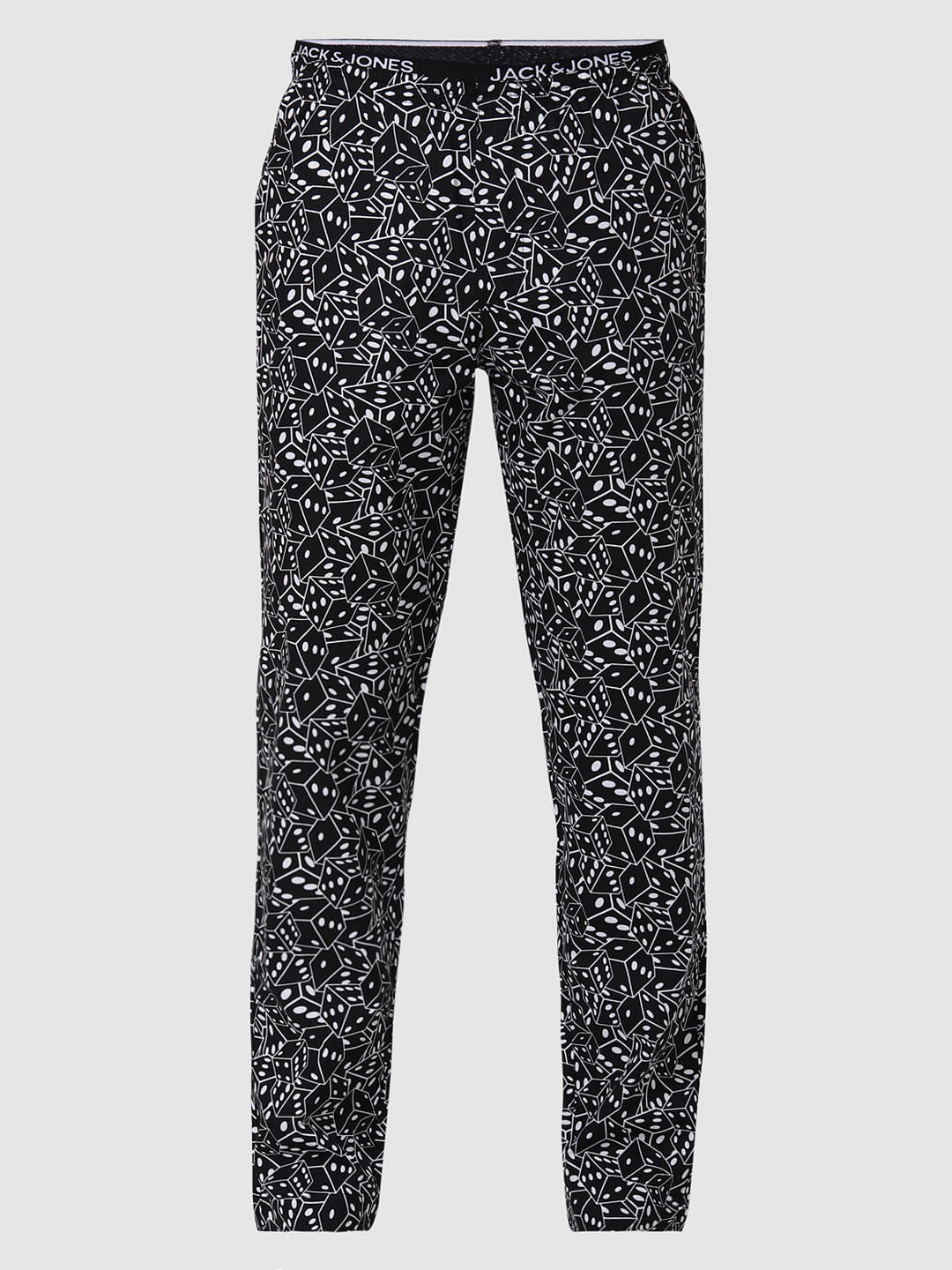 Black Dice Print Pyjama