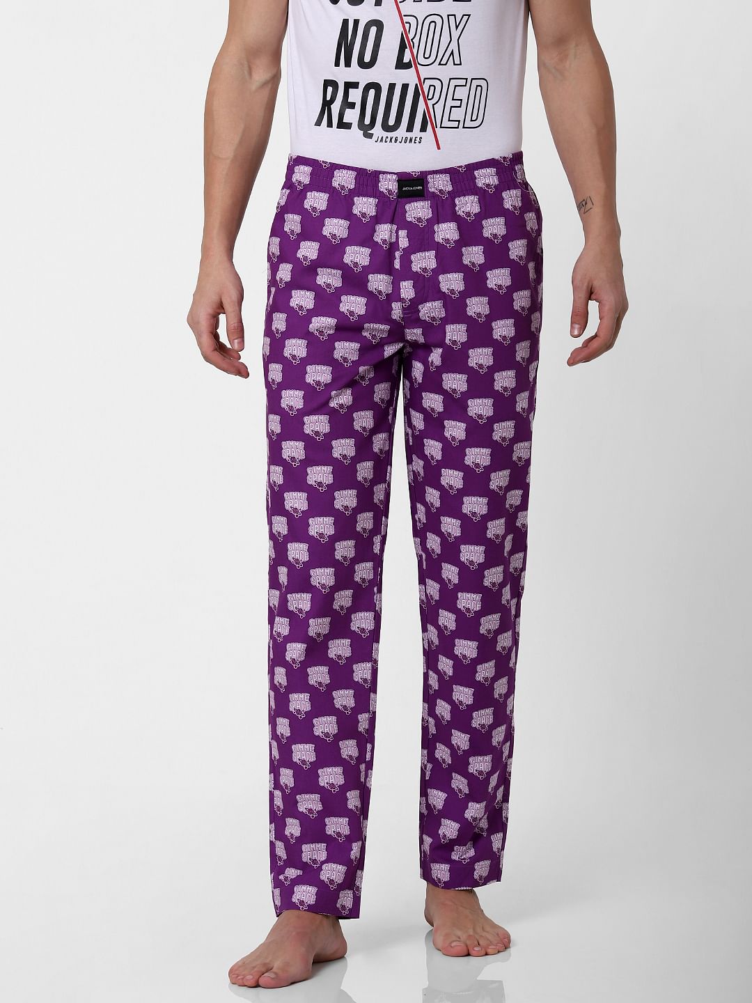 Purple All Over Print Pyjama