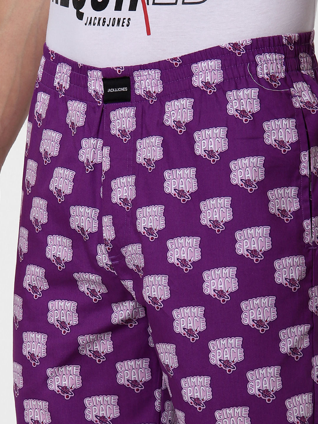 Purple All Over Print Pyjama