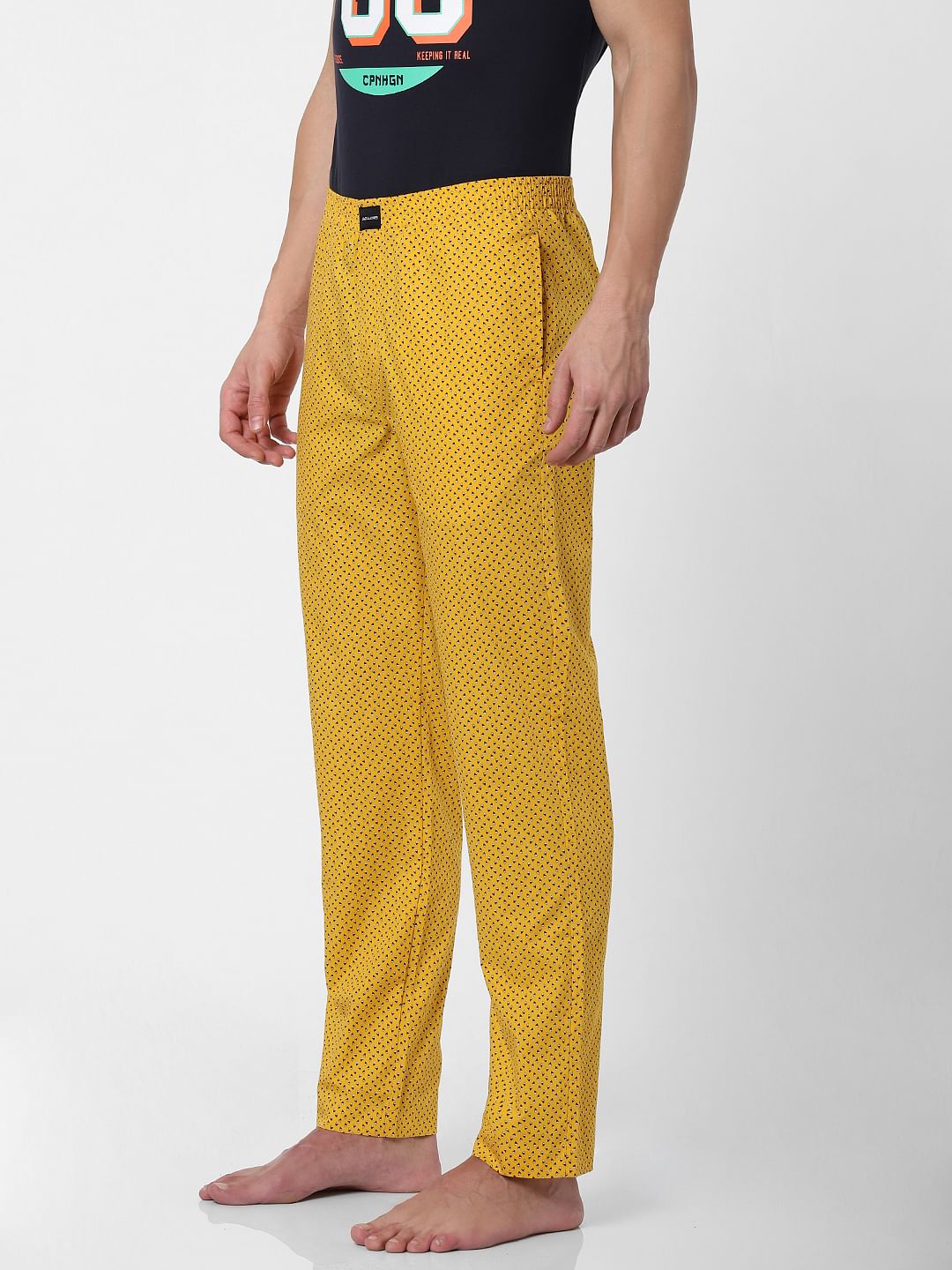 Yellow All Over Print Pyjama