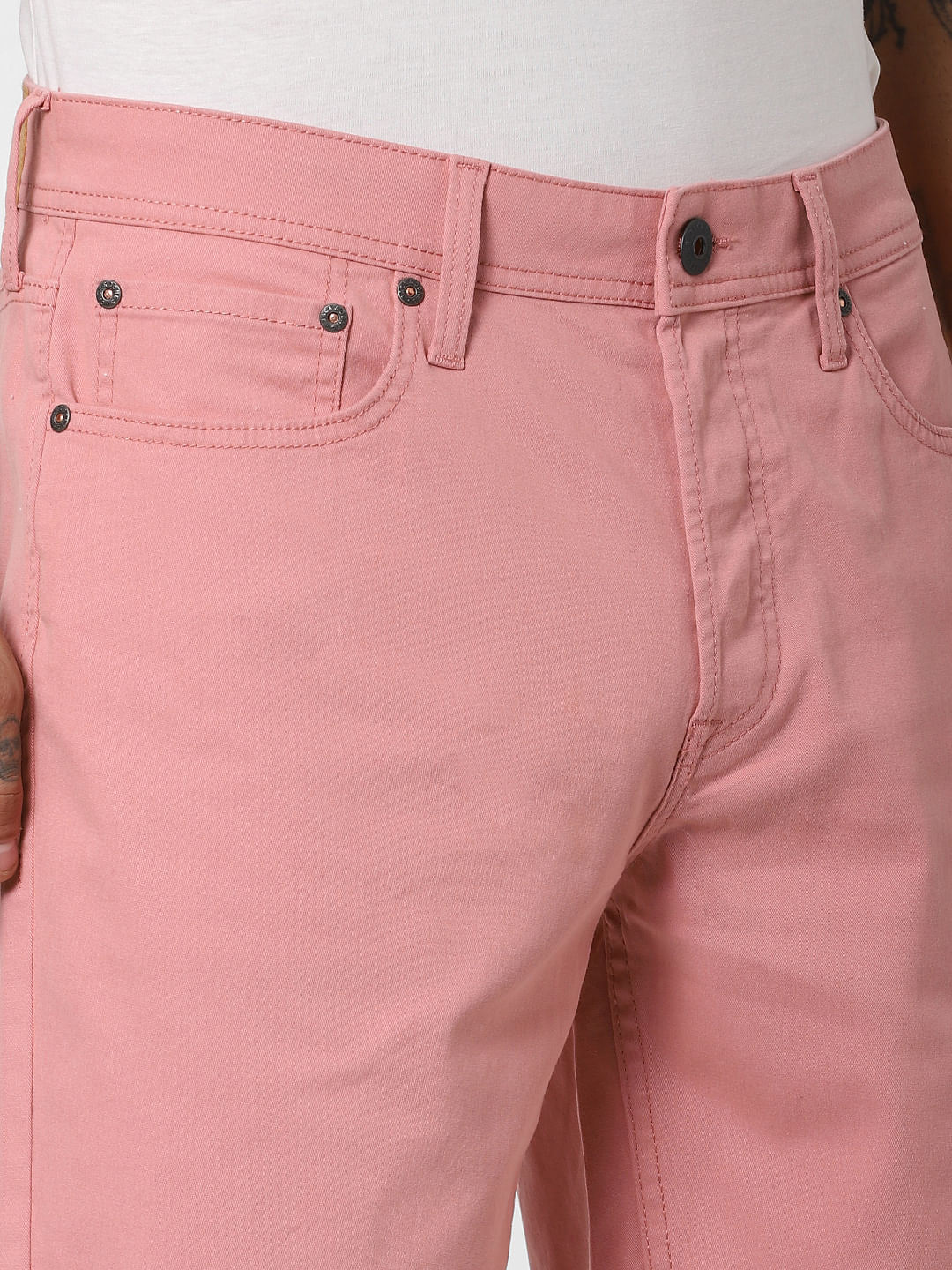 Pink Low Rise Shorts