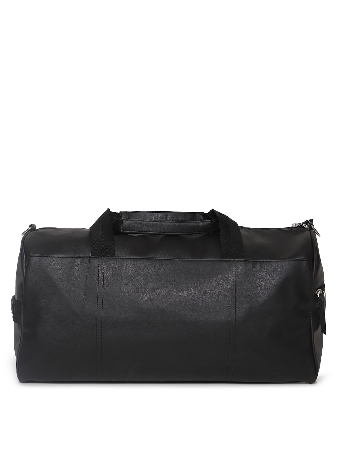 Black PU Duffle Bag