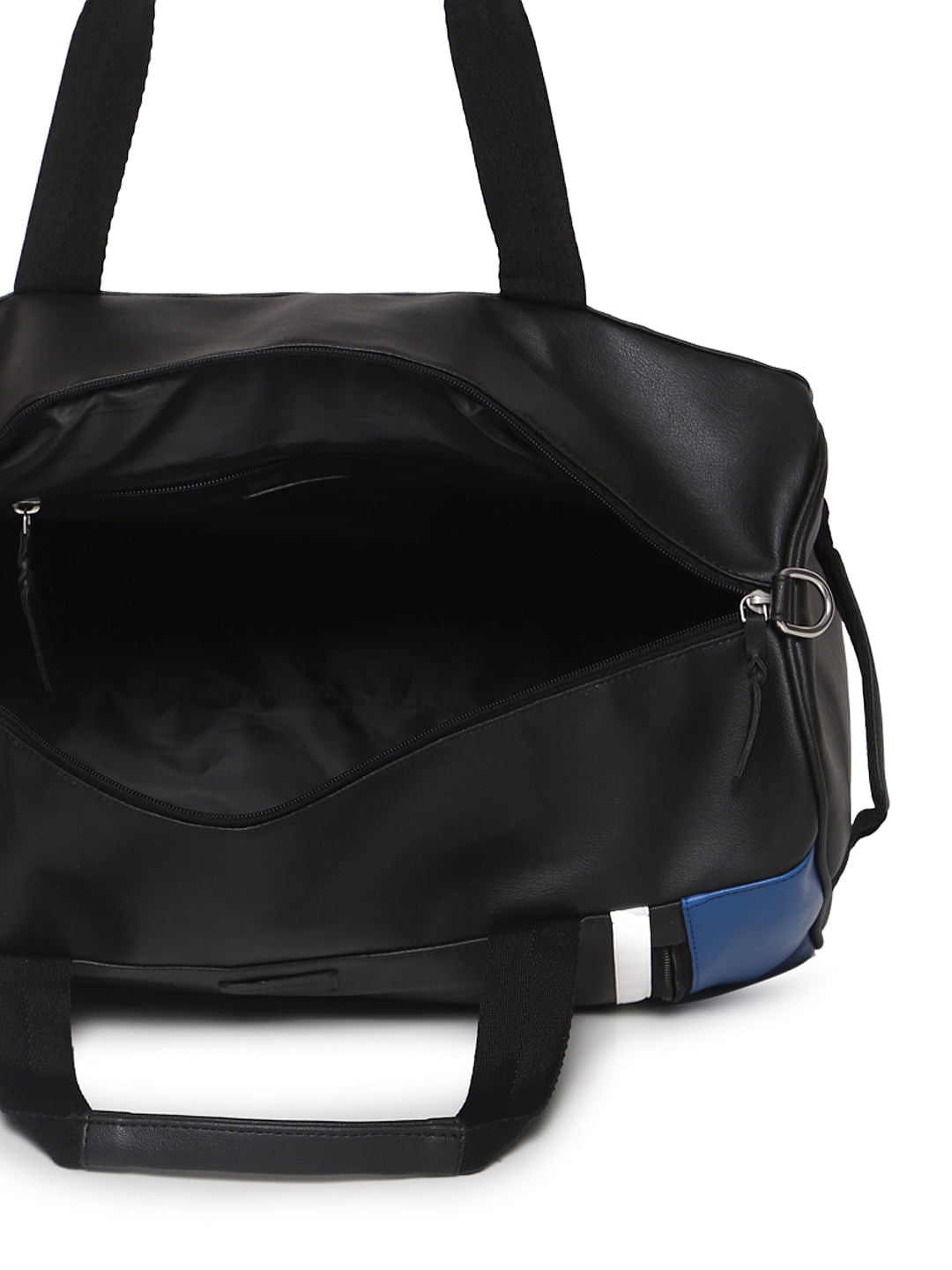 Black PU Duffle Bag