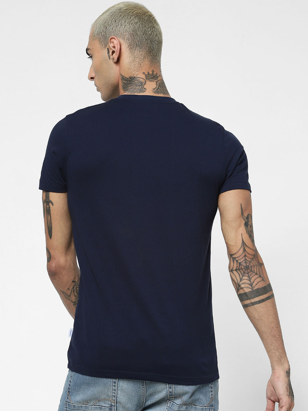 Blue Pride Rainbow Crew Neck T-shirt