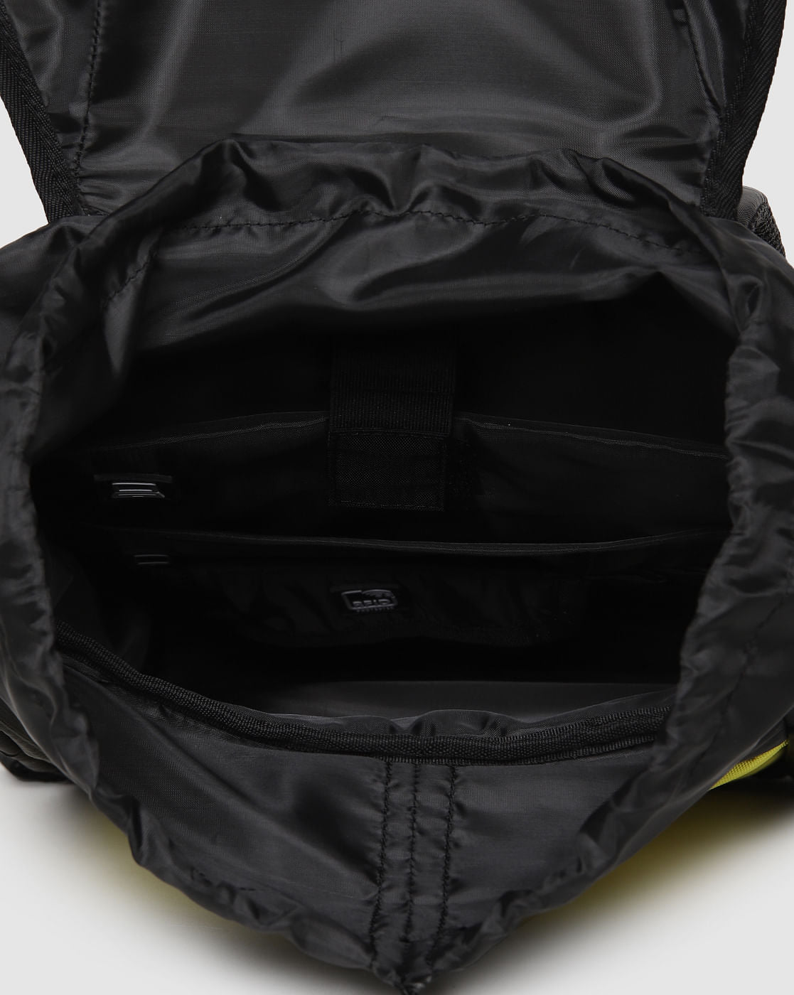 Yellow Colourblocked Backpack