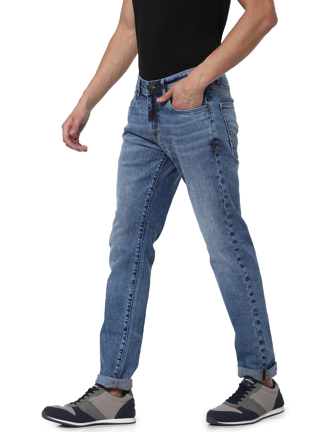 Blue Low Rise Ben Skinny Jeans