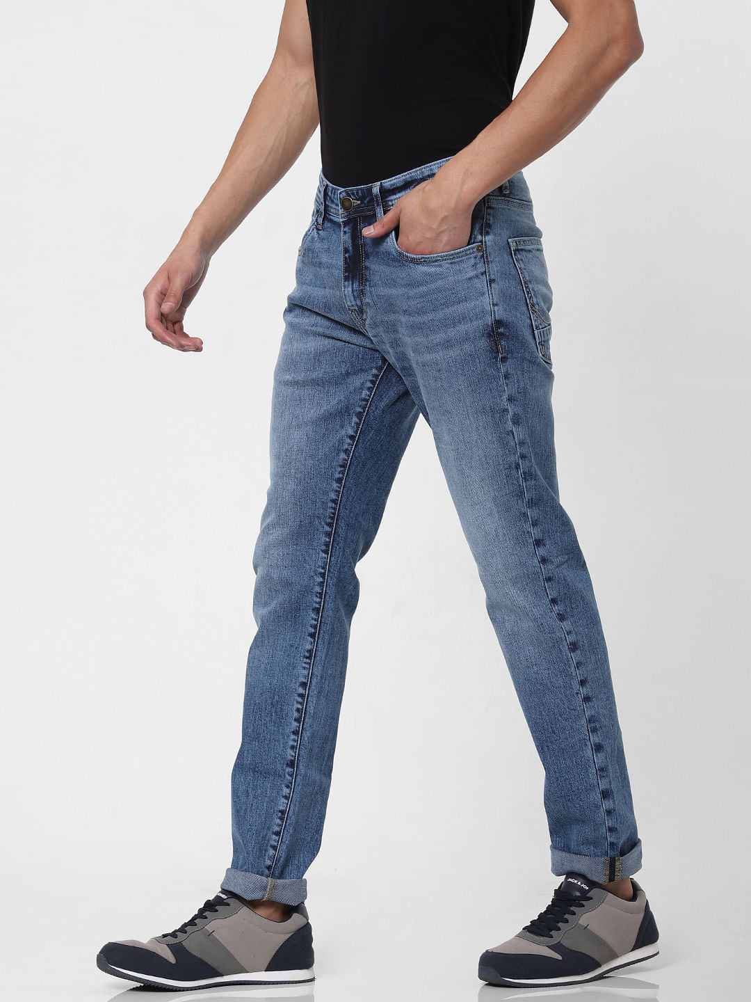 Blue Low Rise Ben Skinny Jeans