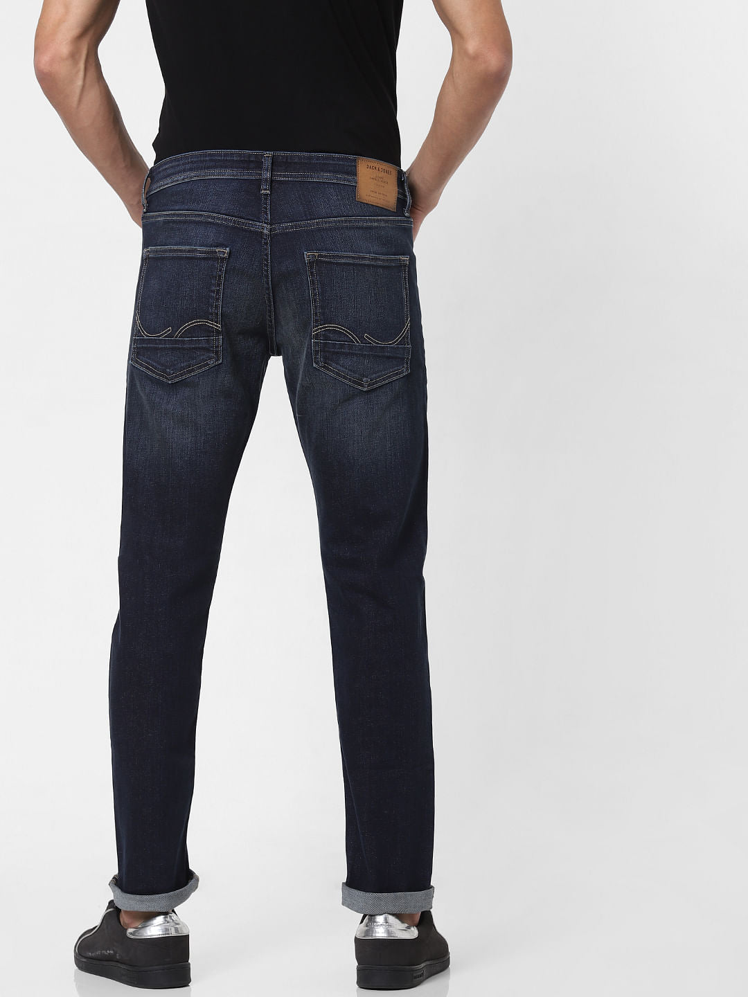 Blue Low Rise Glenn Slim Fit Jeans