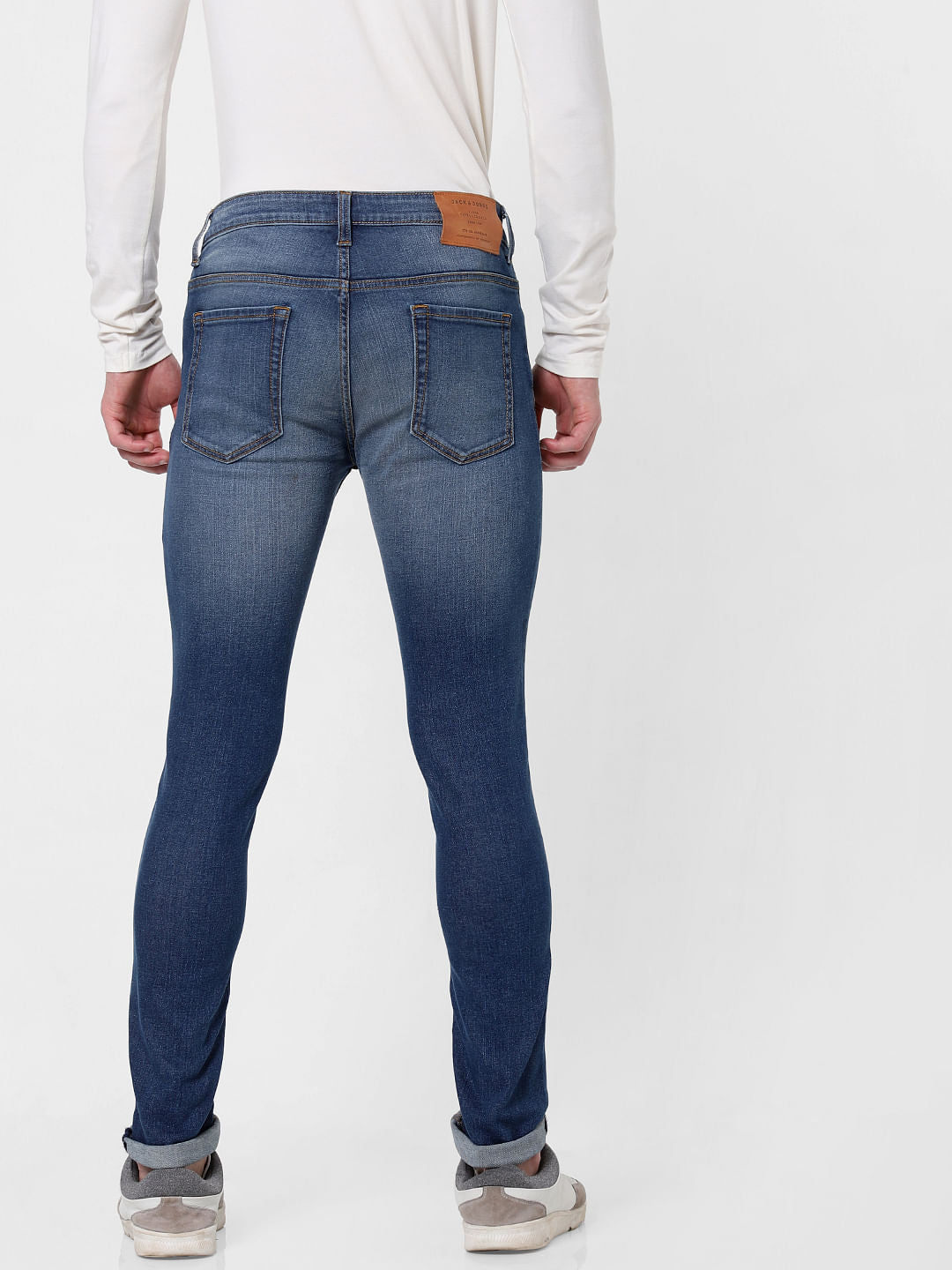 Blue Low Rise Ben Skinny Jeans