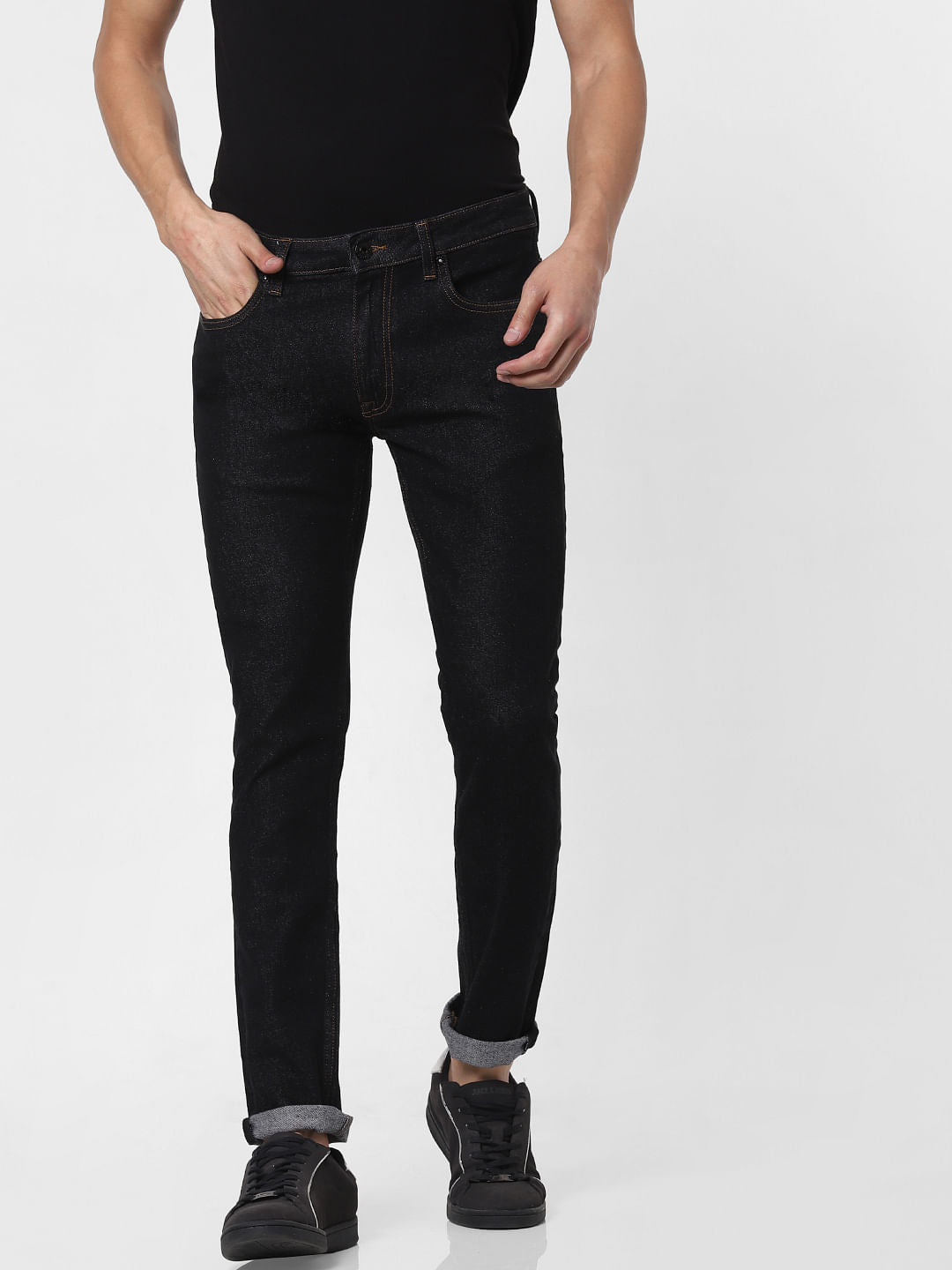 Black Low Rise Ben Skinny Jeans
