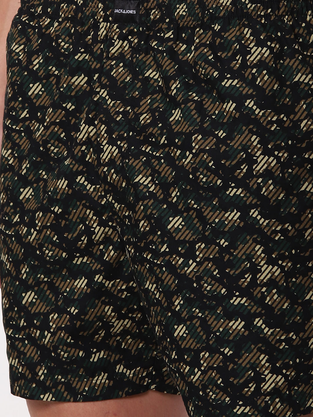 Black Camo Print Boxers