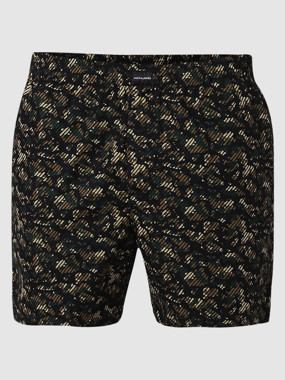 Black Camo Print Boxers