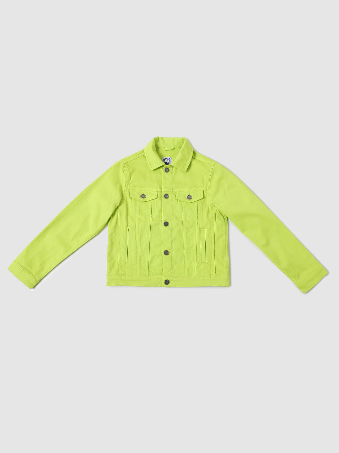 Boys Green Button Down Jacket