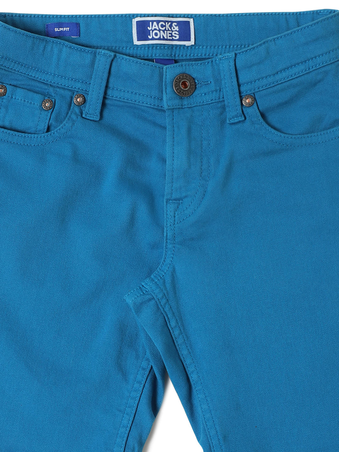 Boys Blue Mid Rise Shorts