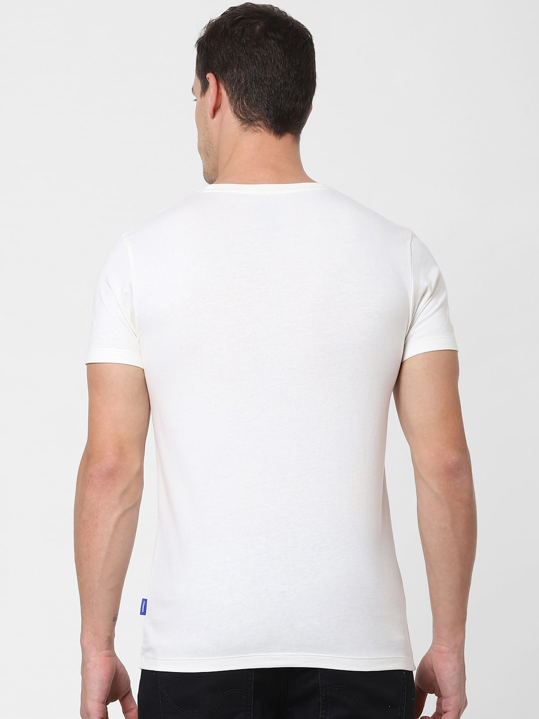 X Tom & Jerry White Printed Crew Neck T-shirt