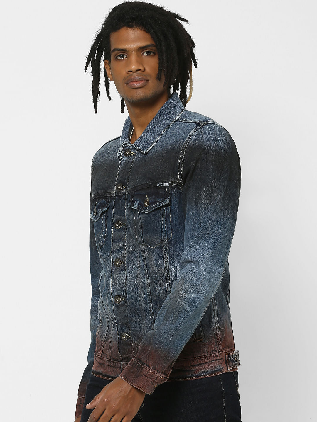 Blue Washed Denim Jacket