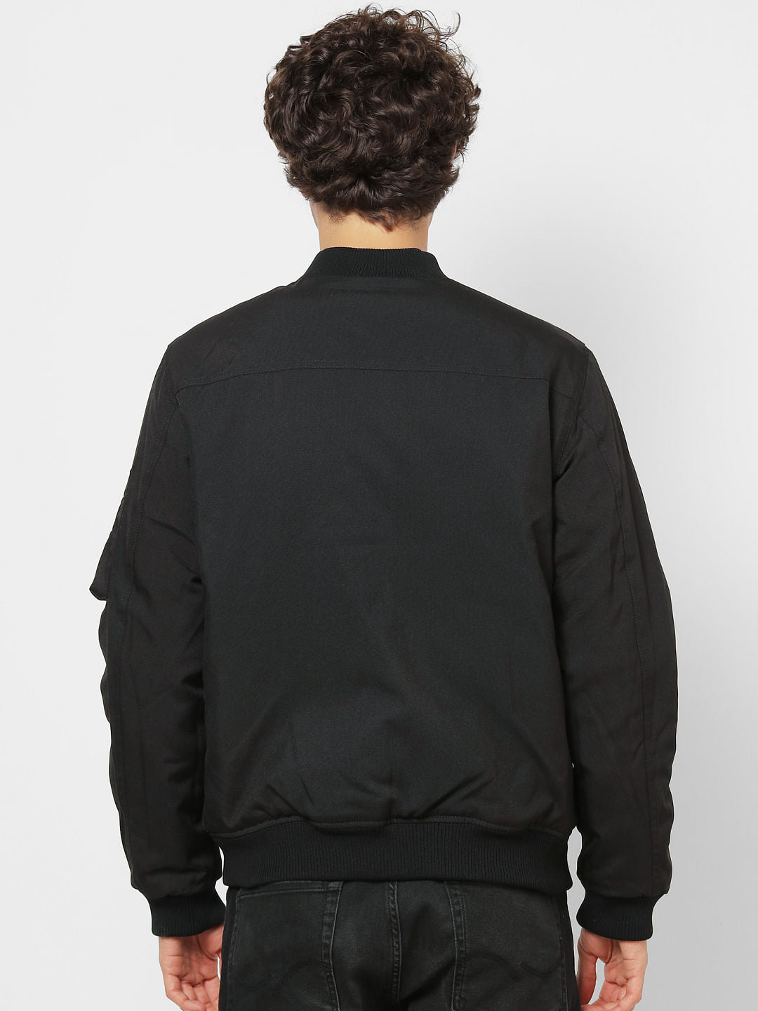 Black Bomber Jacket