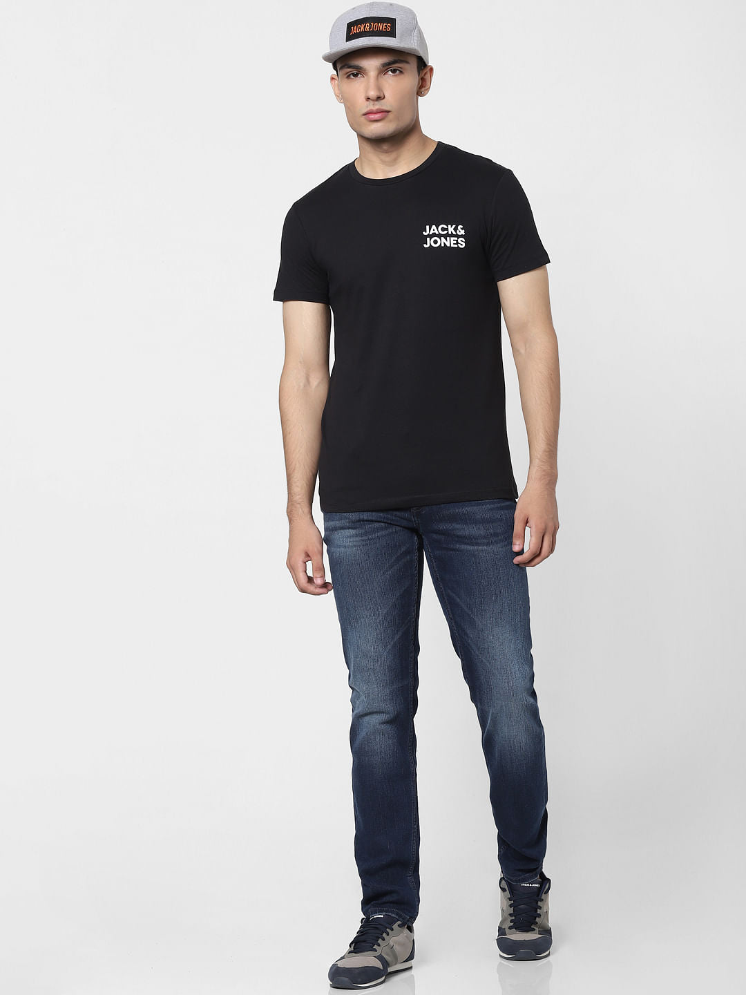 Blue Low Rise Glenn Slim Fit Jeans